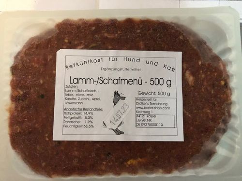 Lamm-/Schafmenü - 500 g
